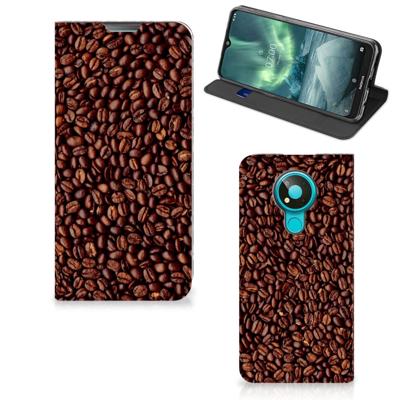 Nokia 3.4 | Flip Style Cover | Koffiebonen