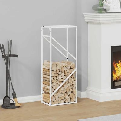 Brandhoutrek 40x25x100 cm koudgewalst staal wit