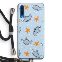 Manta: Samsung Galaxy A50 Transparant Hoesje met koord
