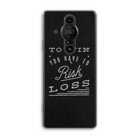 Risk loss: Sony Xperia Pro-I Transparant Hoesje