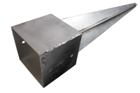 Waelbers Paalhouder met punt 151x151x900, thermisch verzinkt (FV) - 1 Stuk(s) - 42740353.99