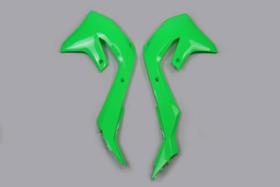 UFO PLAST Radiator covers ufo kawasaki green