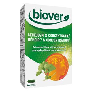 Biover Geheugen en Concentratie 45 Capsules