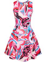 Philipp Plein robe évasée Colorful Circus - Rose - thumbnail