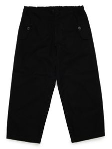 Nº21 Kids pantalon en coton à logo brodé - Noir