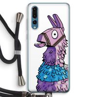 Lama: Huawei P20 Pro Transparant Hoesje met koord