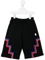 Marcelo Burlon County Of Milan Kids short de sport à motif Cross - Noir