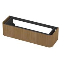 INK - Afgeronde Onderkast Fineer 1 Lade Softclose Tbv Grepen - 1400x450x350 Mm - Light Veneer