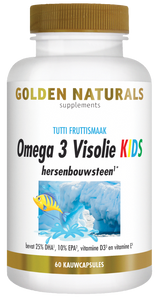 Golden Naturals Visolie KIDS Kauwcapsules