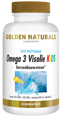 Golden Naturals Visolie KIDS Kauwcapsules