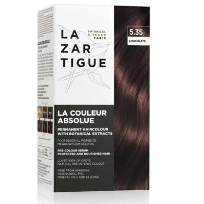 Lazartigue La Couleur Absolue Permanent Haircolour Mahogany Gold 5.35 Set