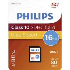 Philips SDHS geheugenkaart 16 GB Ultra High Speed