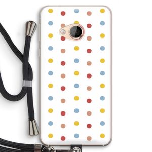 Bollen: HTC U Play Transparant Hoesje met koord