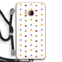 Bollen: HTC U Play Transparant Hoesje met koord