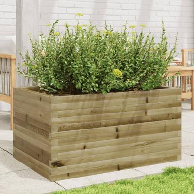 VidaXL Plantenbak 90x60x45,5 cm geïmpregneerd grenenhout