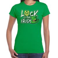 Luck of the Irish / St. Patricks day t-shirt / kostuum groen dames - thumbnail