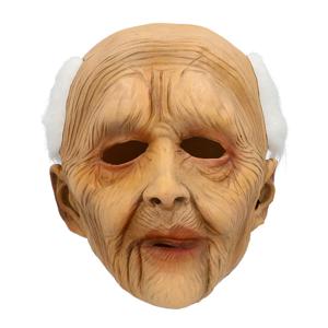 Boland Party Oude man verkleedmasker - latex - volwassenen - bejaarde/Abraham/Opa - carnaval   -