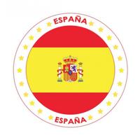 Bierviltjes Spanje landen thema print - 25x stuks - Onderzetters - Spaanse vlag kleuren