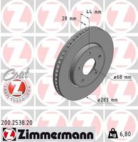 Remschijf COAT Z 200253820