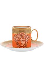 Versace tasse et soucoupe Medusa Amplified - Orange