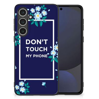 Samsung Galaxy S24 FE | Telefoon Hoesje | Flowers Blue DTMP