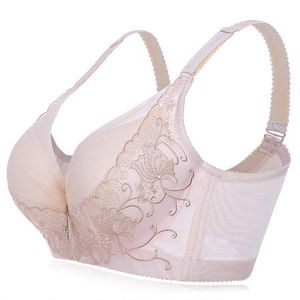 Nooncat Embroidery Adjustable Gather Push Up Soft Breathable Bras