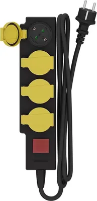 Contactdoos ip44 4-v