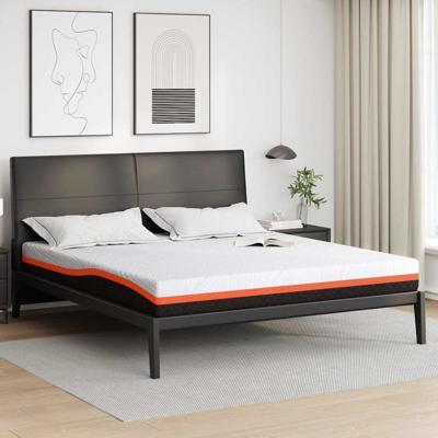 Matrassen Wit, Grijs 200 x 200 cm 100% polyester jacquard stof