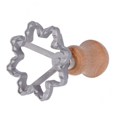 Zonnebloemvormig aluminium Vorm voor het snijden van ravioli - Diameter 70 mm