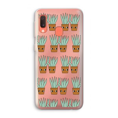 Sansevieria: Samsung Galaxy A20e Transparant Hoesje