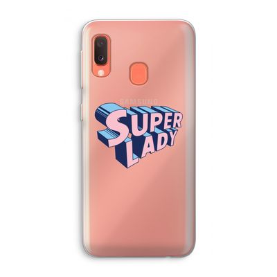Superlady: Samsung Galaxy A20e Transparant Hoesje