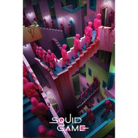Squid Game: Crazy Stairs 91 x 61 cm Poster Squid Game: Crazy Stairs 91 x 61 cm Poster