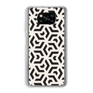 Crazy pattern: Xiaomi Poco X3 NFC Transparant Hoesje