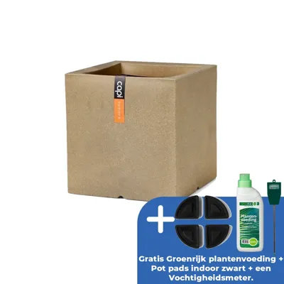 Pot vk smooth nl 50x50x50cm beige