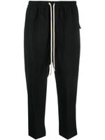Rick Owens pantalon court à lien de resserrage contrastant - Noir
