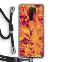 Eternal Fire: Xiaomi Redmi 9 Transparant Hoesje met koord