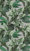 Marburg Loft Fotobehang met grote bladeren en monstera print - 34197