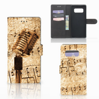 Samsung Galaxy Note 8 Telefoonhoesje met foto Bladmuziek - thumbnail