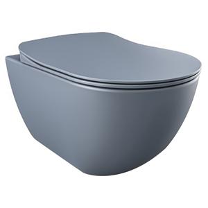 Creavit Design Ophang Wc Met Rvs Sproeier (Bidet), Mat Basalt