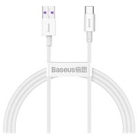 Baseus Superior Serie USB-C Data & Oplaadkabel - 66W, 2m - Wit - thumbnail