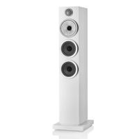 Bowers & Wilkins: 704 S3 Vloerstaande speaker - 1 stuk - Satijn wit