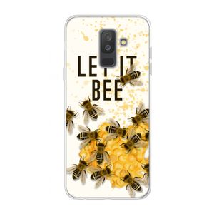 Let it bee: Samsung Galaxy A6 Plus (2018) Transparant Hoesje
