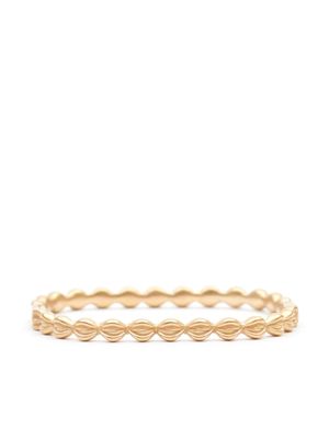 Maison Margiela bracelet Timeless à design gravé - Or