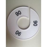 Maatring 11 cm wit/zwart 90