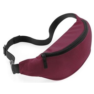 Heuptasje/fanny pack bordeaux rood 38 x 14 x 8 cm