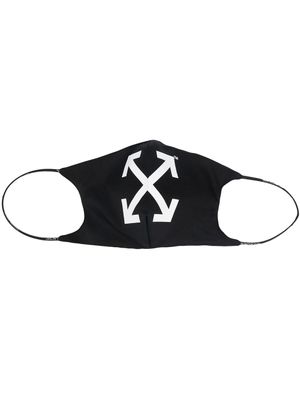 Off-White masque à imprimé Arrow - Noir