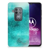 Smartphone hoesje Motorola One Zoom Painting Blue