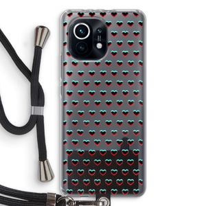 Hartjes: Xiaomi Mi 11 Transparant Hoesje met koord