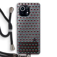 Hartjes: Xiaomi Mi 11 Transparant Hoesje met koord