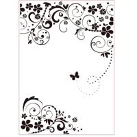 Vaessen Creative • embossing folder bloem en vlinder
